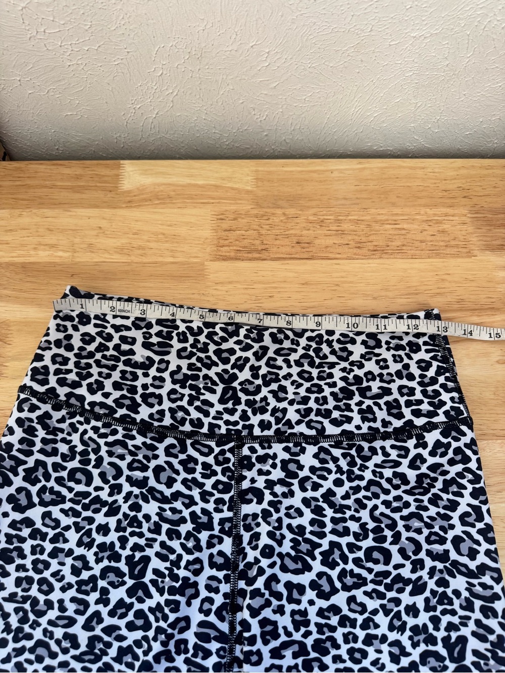 High‎ Rise Bermuda Length Leopard Print Bike Shorts - Picture 4 of 8